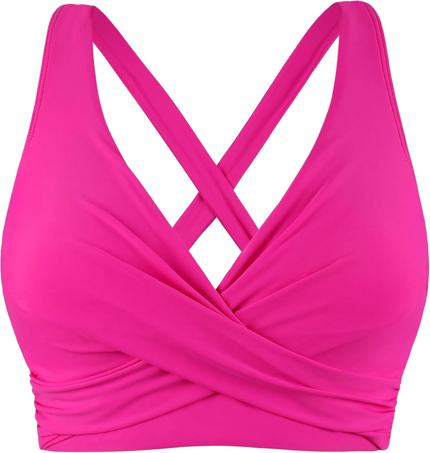 

Женский топ-бикини Mycoco с косточками, полным покрытием и кросс-спинкой