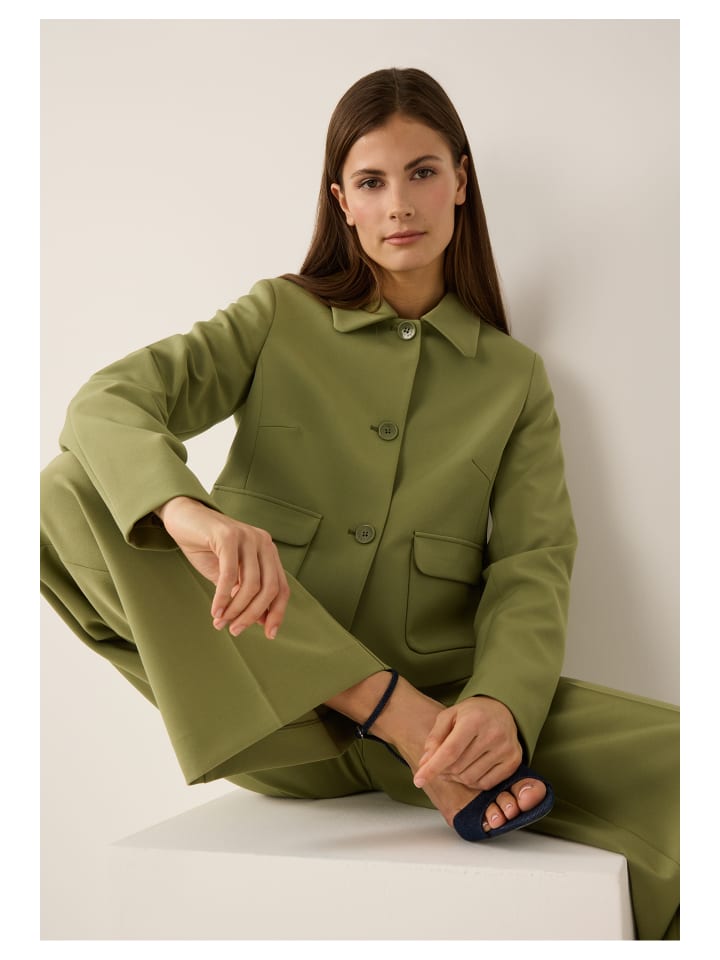 

More & More Аккуратный короткий пиджак зеленого цвета