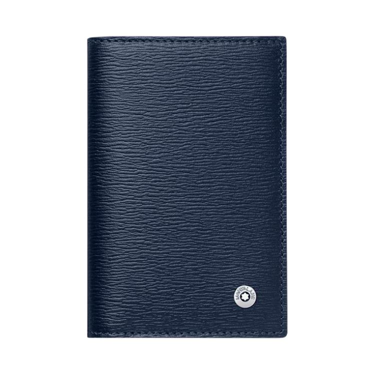 

Кожаный бумажник мужской синий MONTBLANC