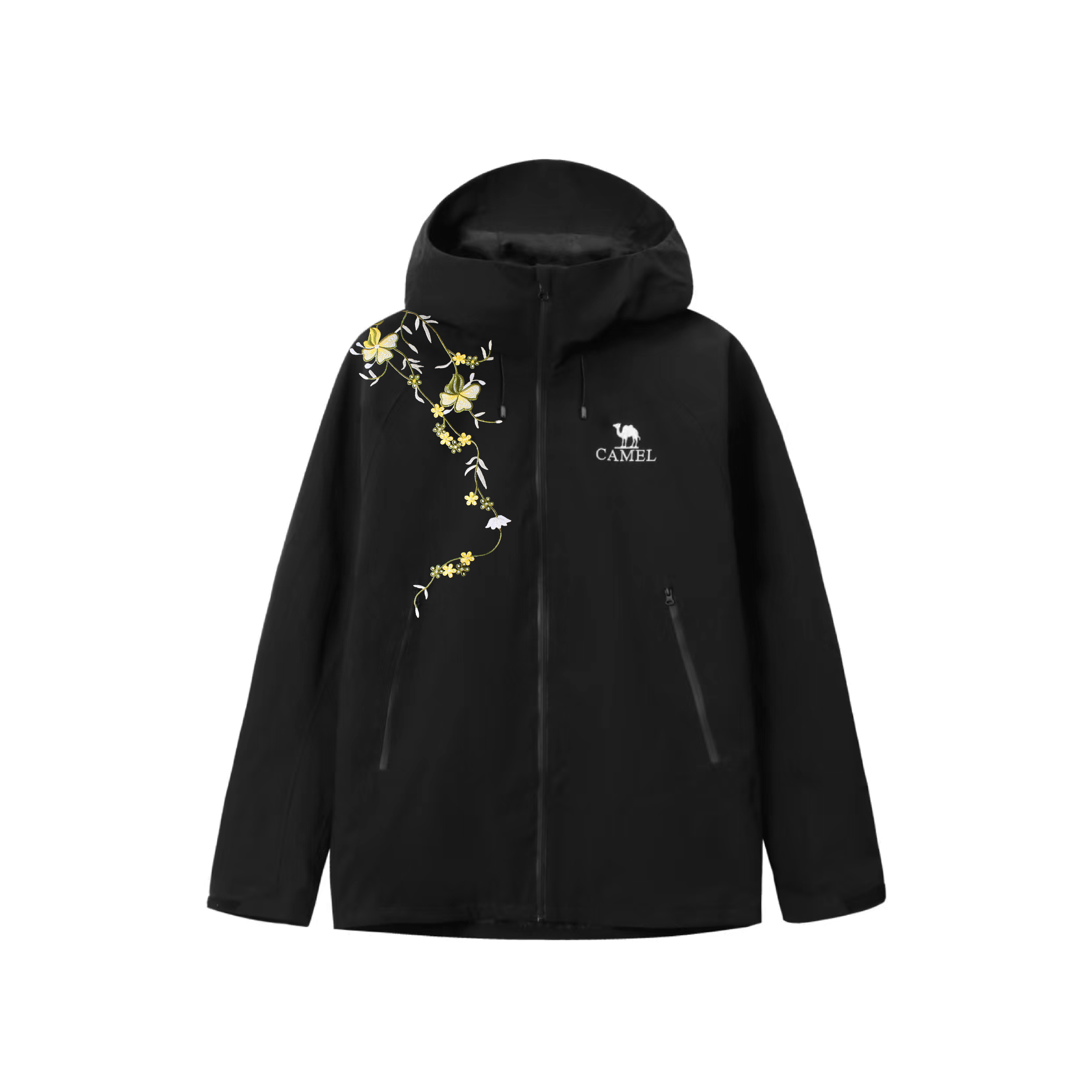 

CAMEL Ветровка All weather Waterproof And Windproof To Keep Warm Unisex Phantom Black