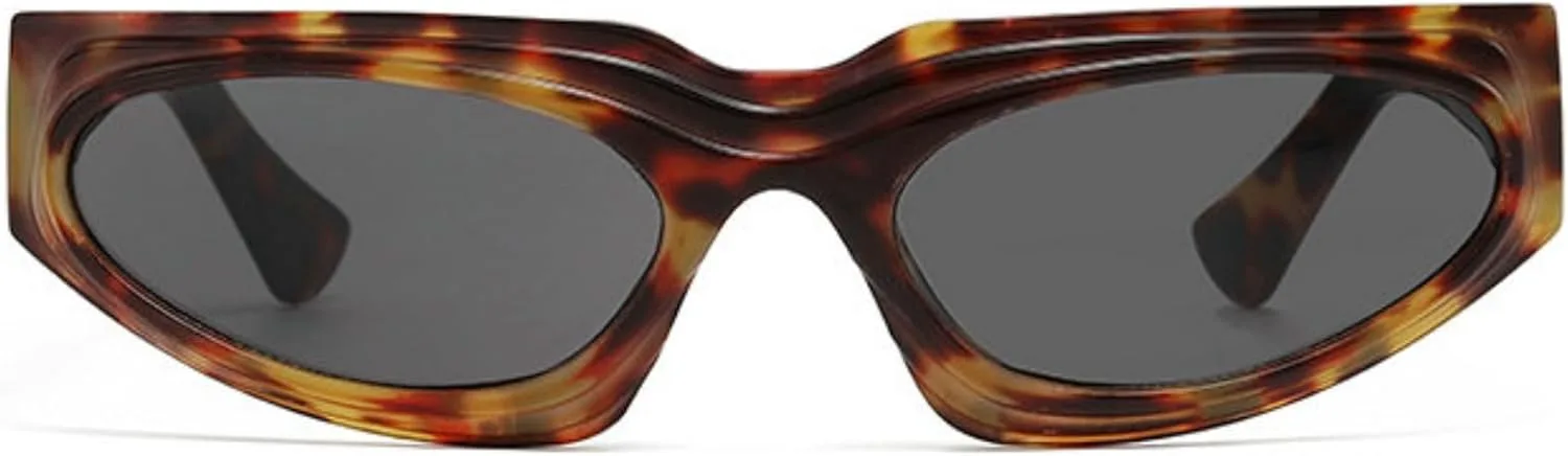 

Солнцезащитные очки Willochra в стиле ретро Y2K, конфетные цвета, «кошачий глаз», женские, модные, с заклепками, для активного отдыха, панк, мужские, трендовые, C5