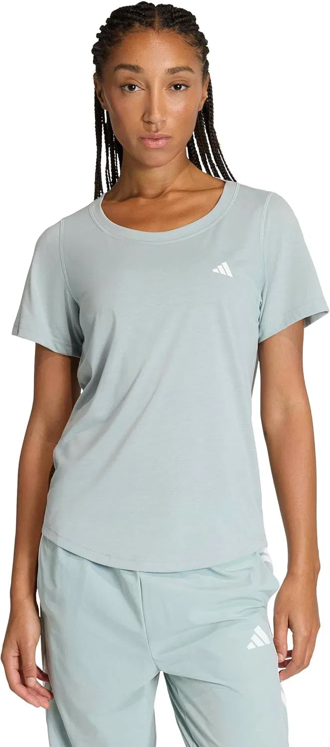 Футболка женская с вырезом ложкой adidas, Wonder Sage