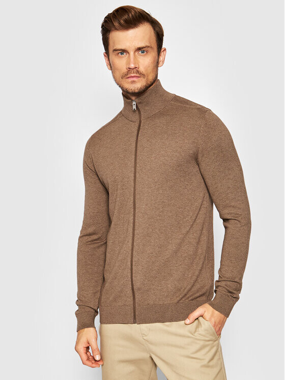 

Кардиган стандартного кроя Selected Homme, коричневый