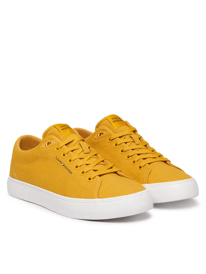 Tommy Hilfiger Кроссовки Harlem Core II CVS FM0FM05817 из желтой ткани — фото 2