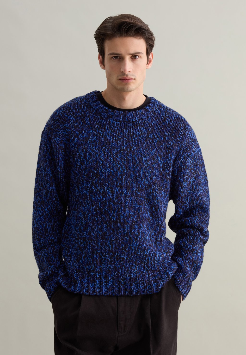 

Джемпер WITH TWO-TONE TWIST EFFECT DESIGN PIOMBO, черный