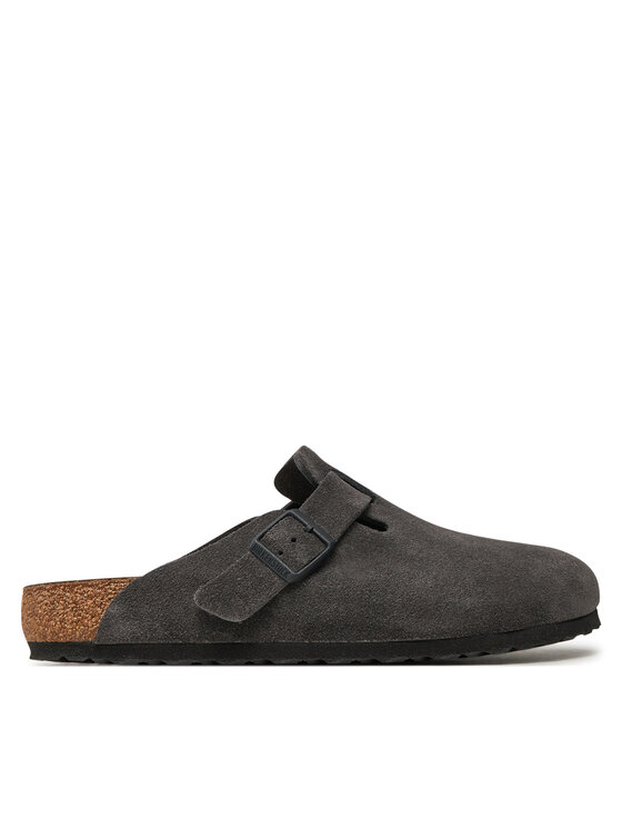 

Мюли Boston zamsz 1028602 Birkenstock, серый