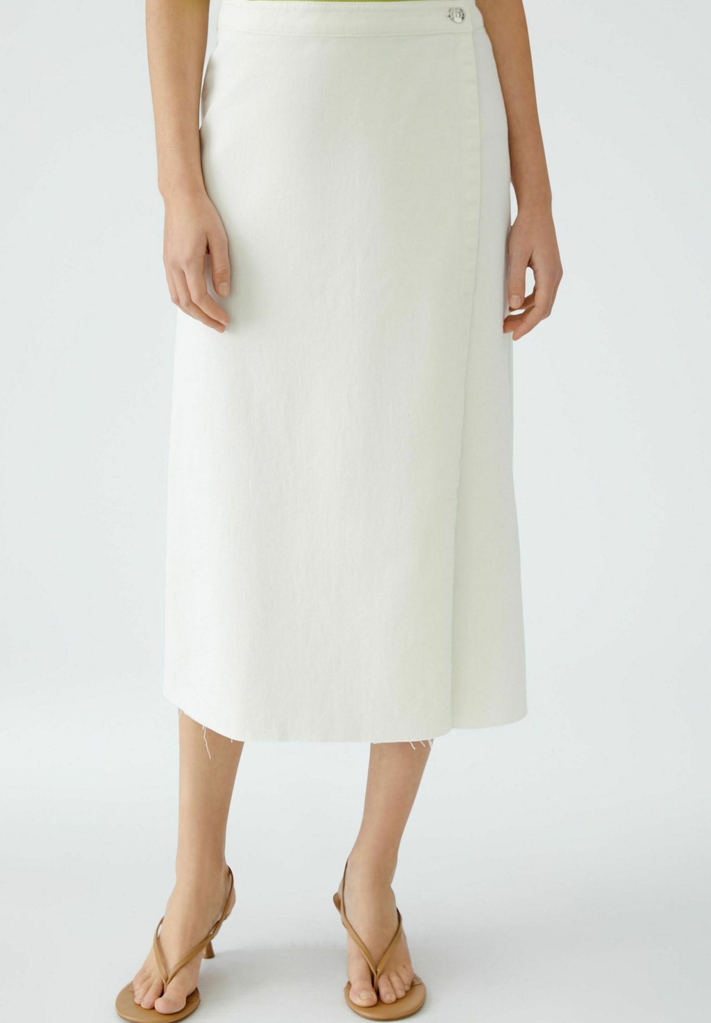 

Джинсовая юбка Wrap skirt Oui, кремовый