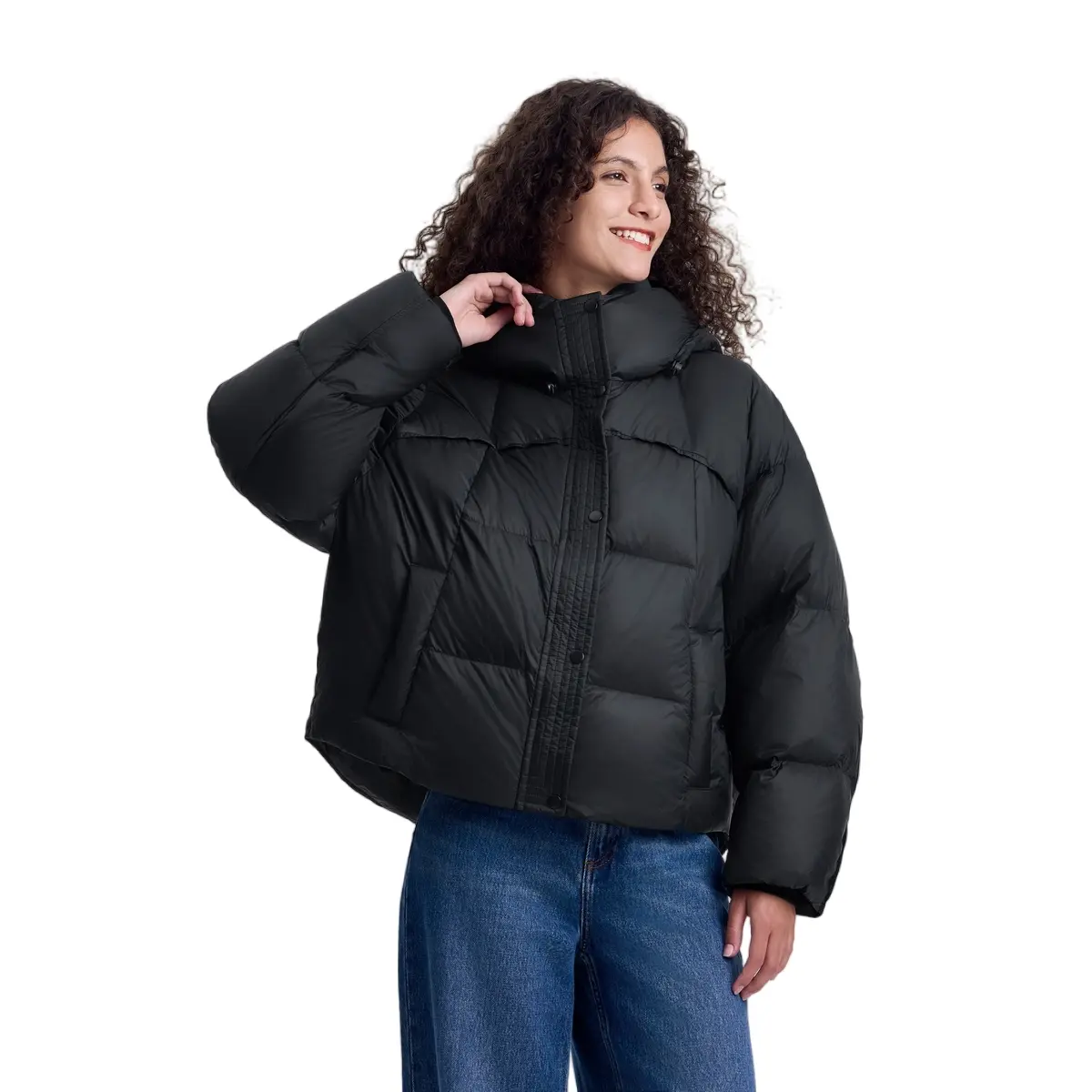 

Пуховик женский GAP, черный