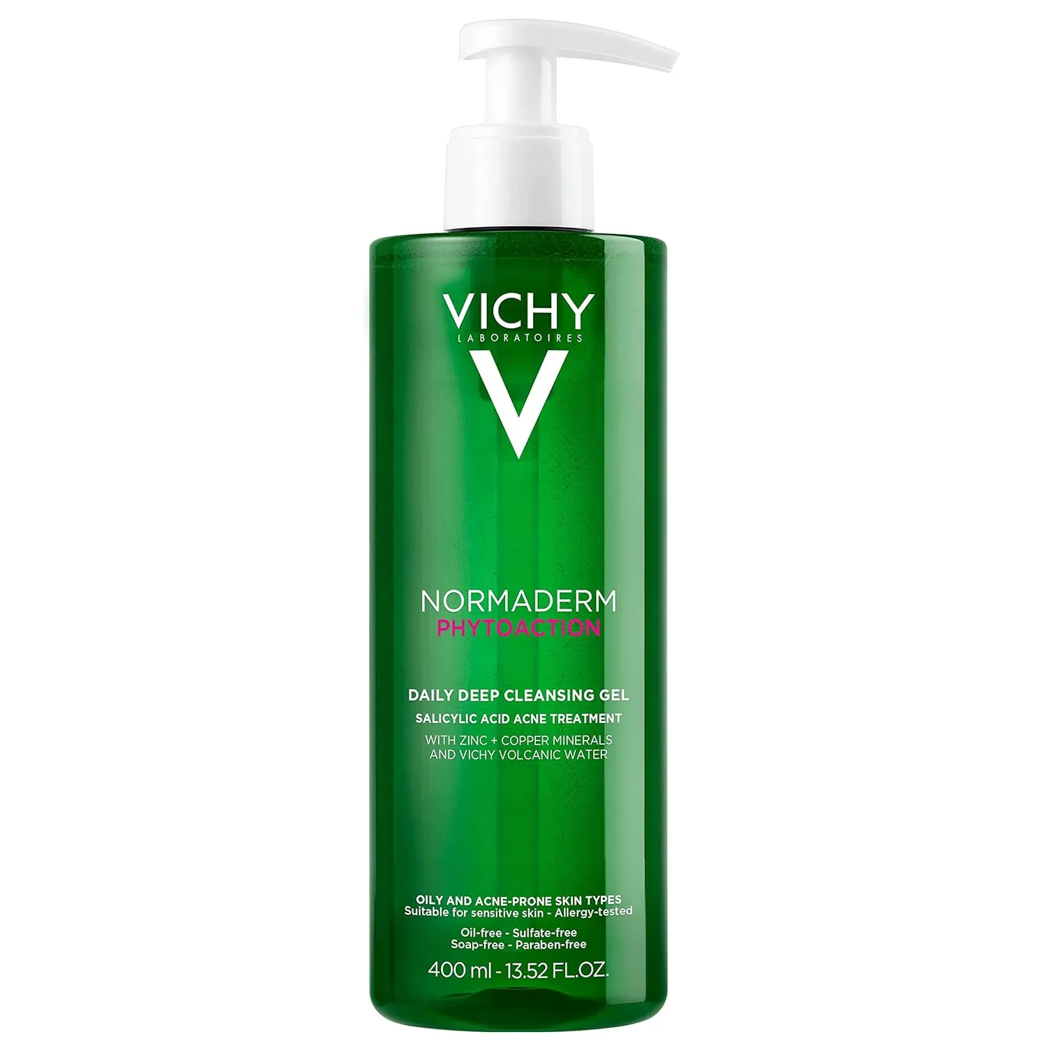 Гель для умывания Vichy — Normaderm Daily Acne Face Wash, очищающее средство для лица с салициловой кислотой для, 400 мл