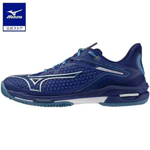 Теннисные кроссовки «Wave Exceed Tour 6 OC» от Mizuno, Blue X White