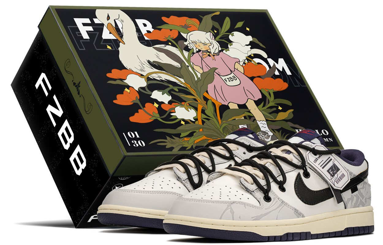

Мужские кроссовки для скейтбординга Nike Dunk, Black/White/Gray