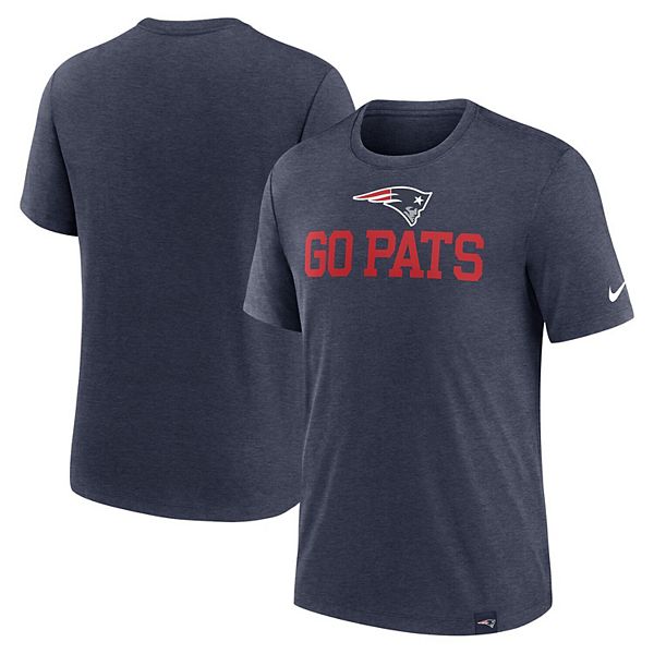 

Мужская футболка New England Patriots Blitz трикотажная в рубчик navy Nike