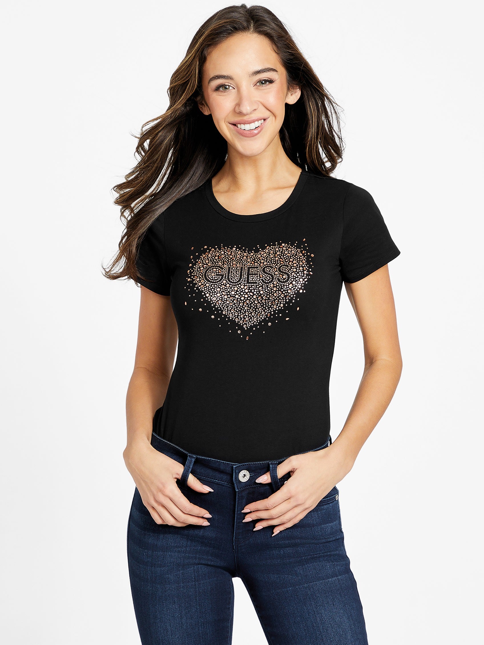 

Футболка Eco Bibi Heart Guess Factory, черный