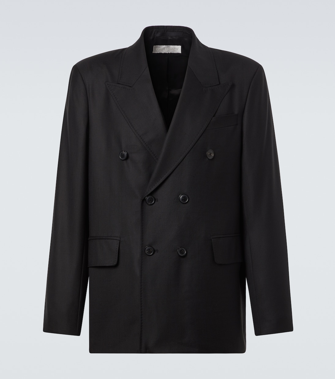 

Неструктурированный шерстяной блейзер Our Legacy, Black Panama Wool
