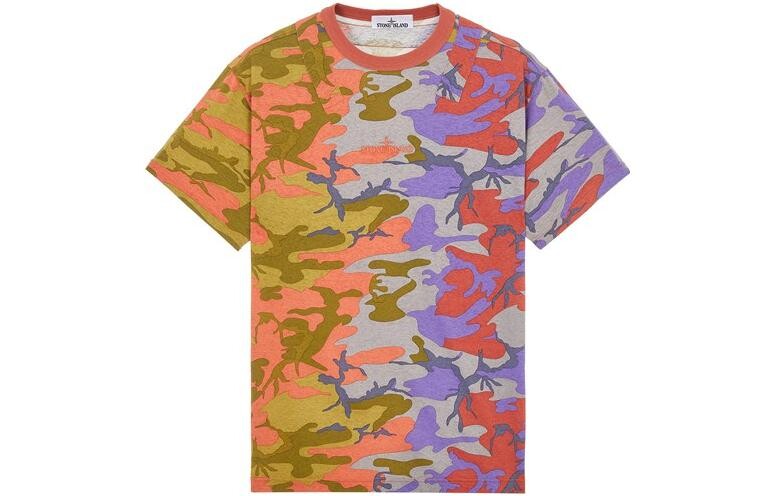 

Футболка мужская многоцветная Stone Island, цвет Multicolor