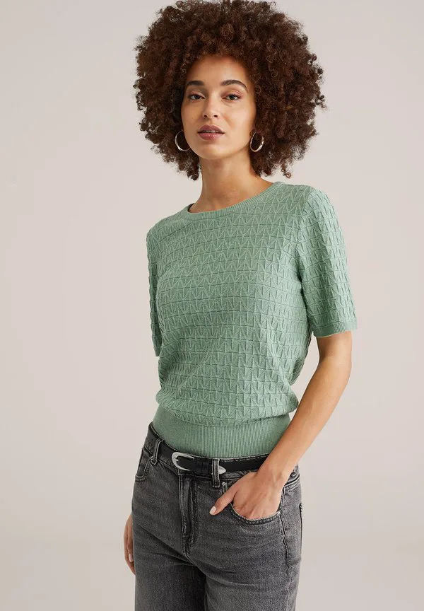 

Простая футболка We Fashion, Light Green, Серый, Простая футболка We Fashion, Light Green