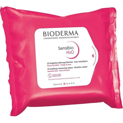 

Sensibio H2O Салфетки для снятия макияжа с мицеллярным раствором 25, Bioderma