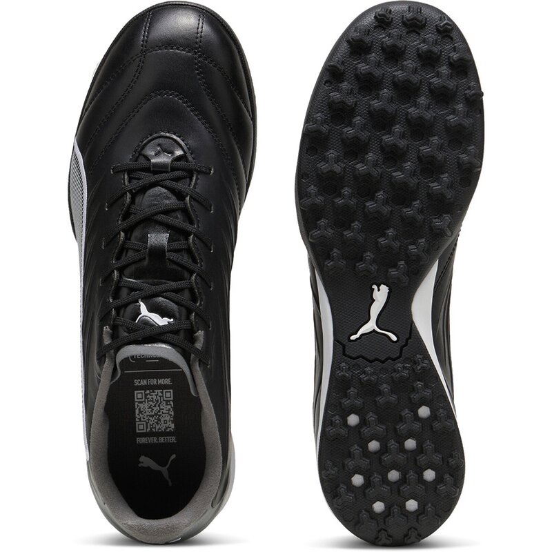 Футбольные бутсы для игры на хард-корте King Pro TT Puma, цвет puma black-puma white-cool dark gray — фото 2