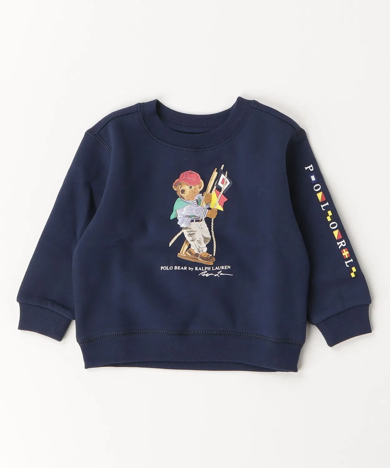 Флисовая толстовка Polo Bear Ralph Lauren, хлопок-полиэстер, тёмно-синий — фото 4