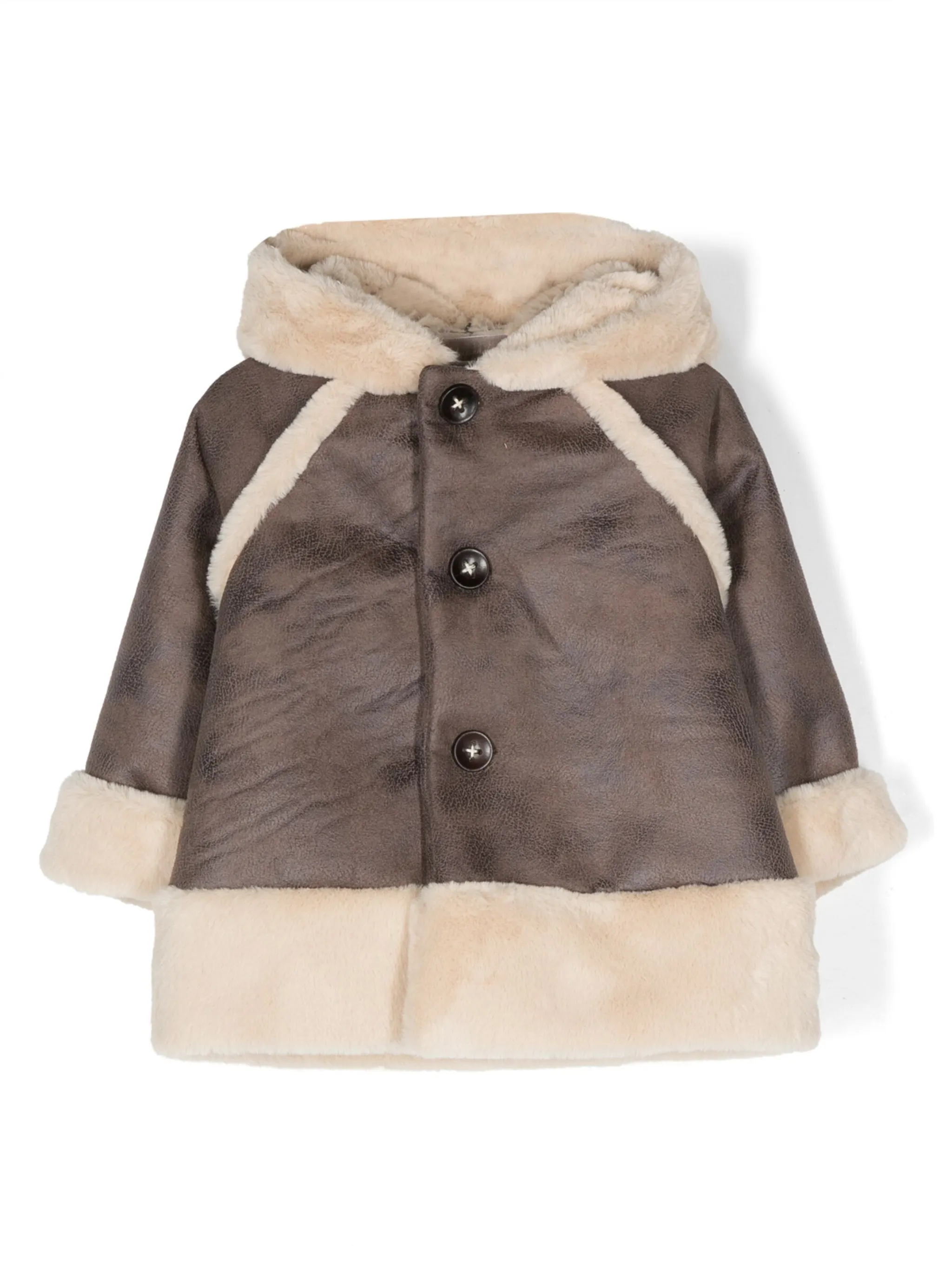 

Куртка с капюшоном и флисовой подкладкой La Stupenderia, коричневый