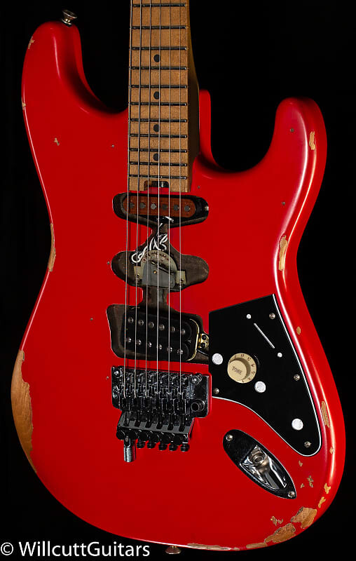 

Электрогитара EVH Frankenstein Relic Series Maple Fingerboard Red
