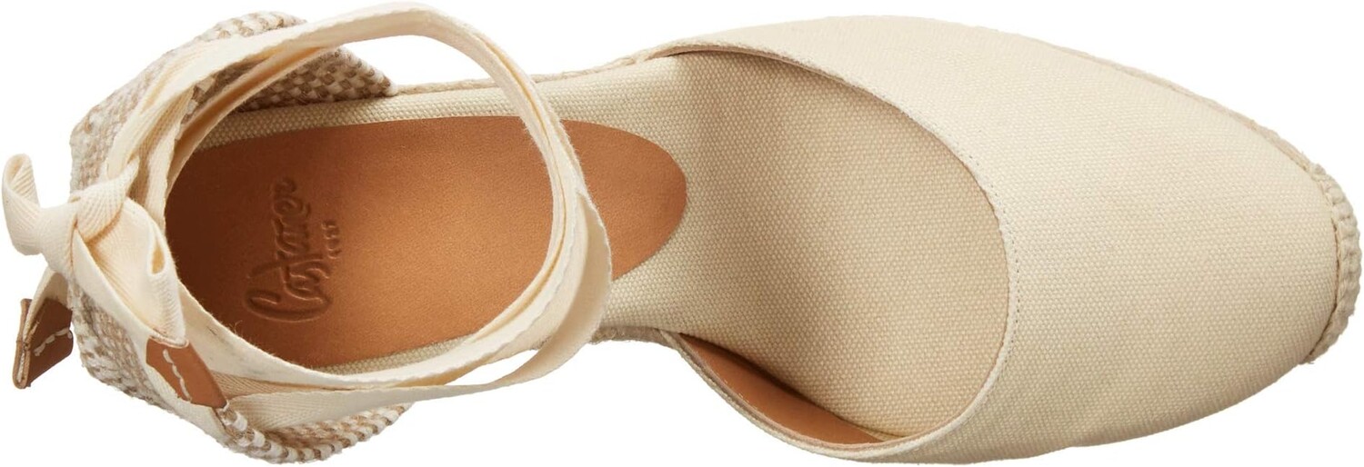 Туфли на танкетке Carina 80 Wedge Espadrille CASTANER, слоновая кость — фото 2