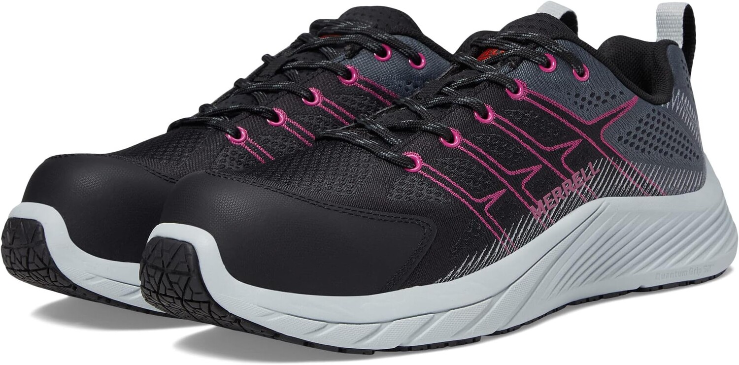 Кроссовки Moab Flight CF Merrell Work, цвет Black/Fuchsia