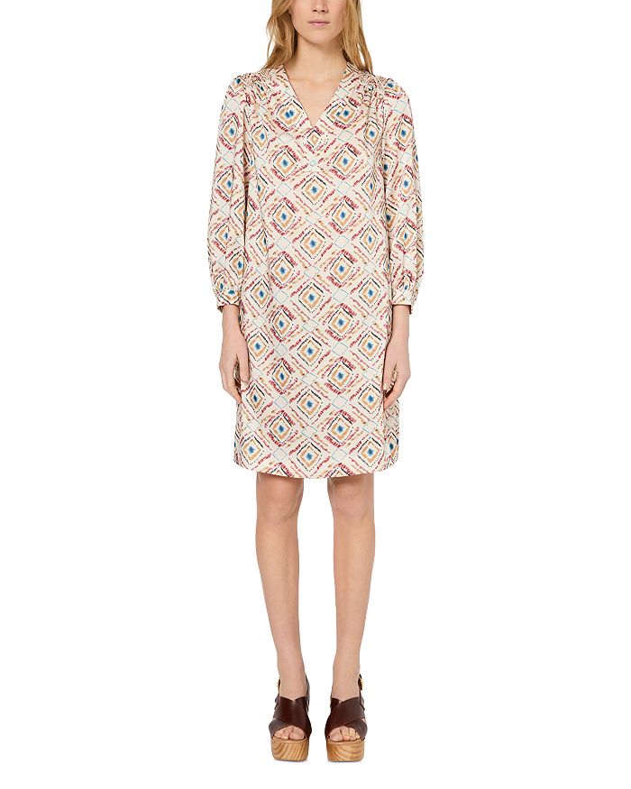 

Сливовое платье Gerard Darel, мультиколор