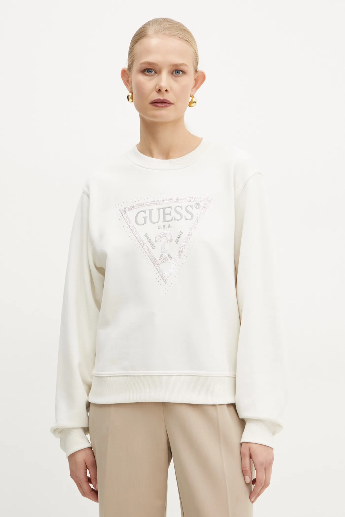 

Толстовка Guess, бежевый