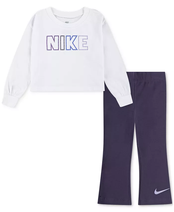 

Baby Femme Pop Top & Leggings, комплект из 2 предметов Nike, фиолетовый
