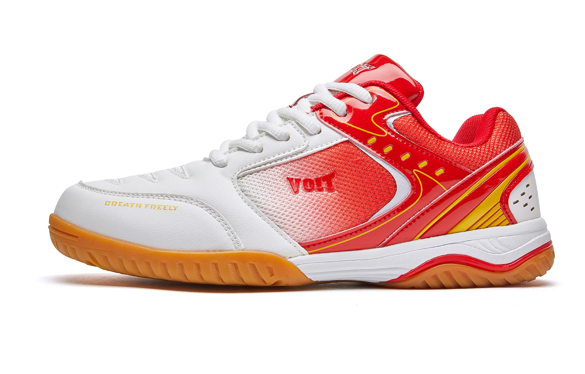 

VOIT Унисекс настольный теннис кроссовки низкие бело-красные, цвет White/Red