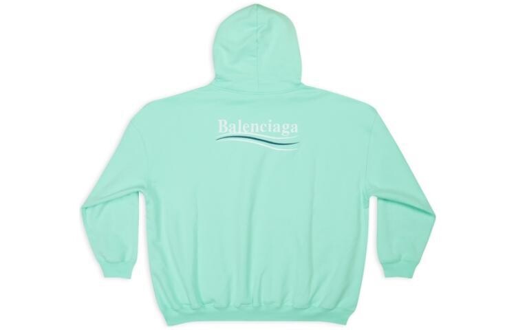 Толстовка мужская мятно-зеленая Balenciaga, мятно-зеленый — фото 2