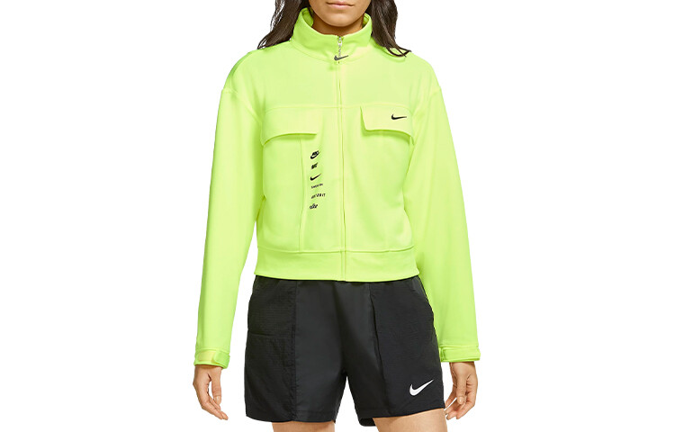 

Куртка женская неоново-желтая Nike, желтый