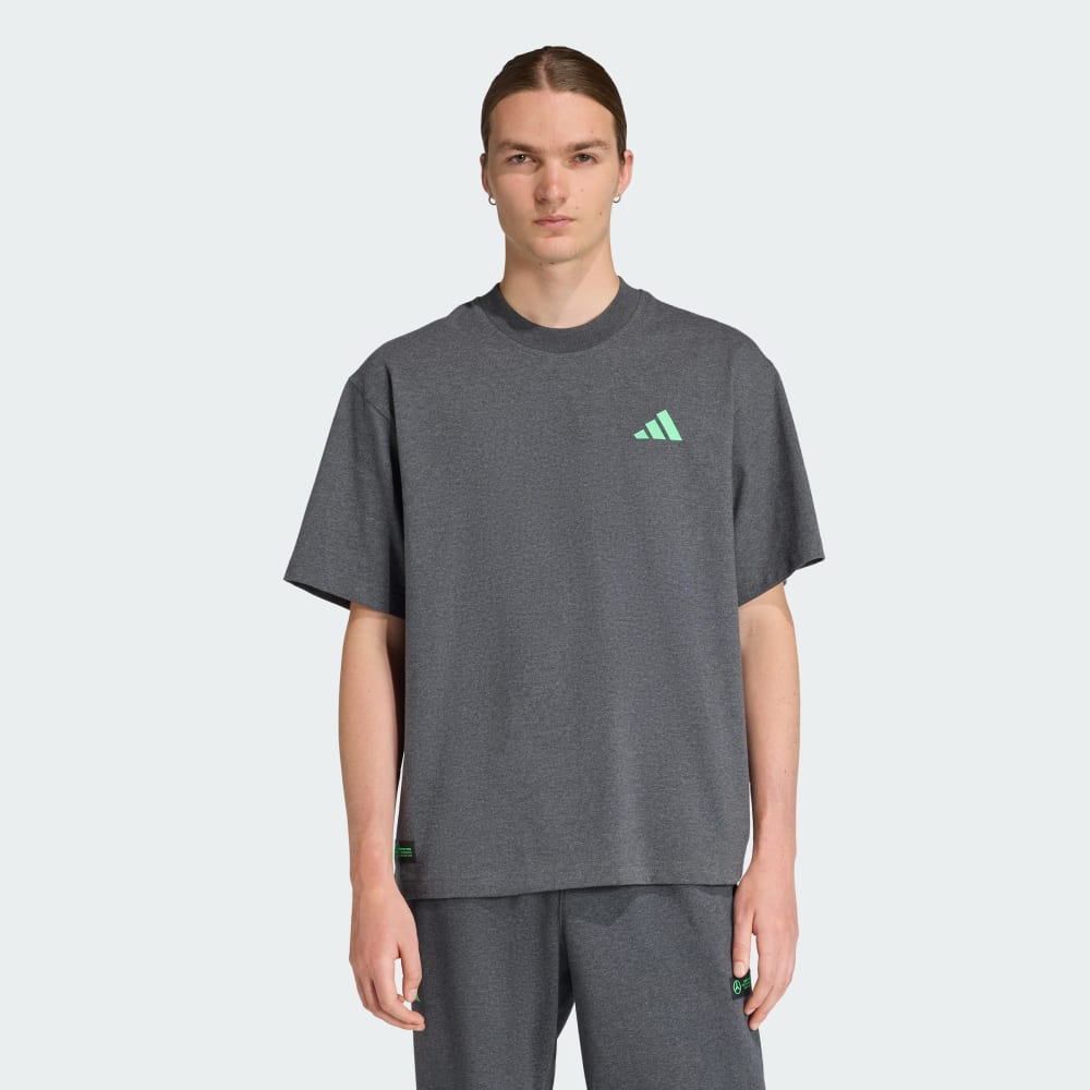 

Футболка Adidas Mercedes - AMG Petronas Formula One Team Premium Sweat Tee, цвет Dark Grey Heather