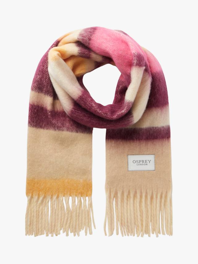 

Шарф мандаринового цвета OSPREY LONDON, Purple