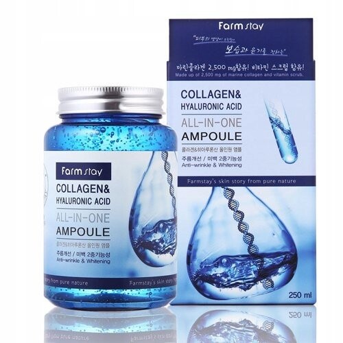 

Ампула с гиалуроновой кислотой и коллагеном, 250 мл Farm Stay, Collagen Ampoule