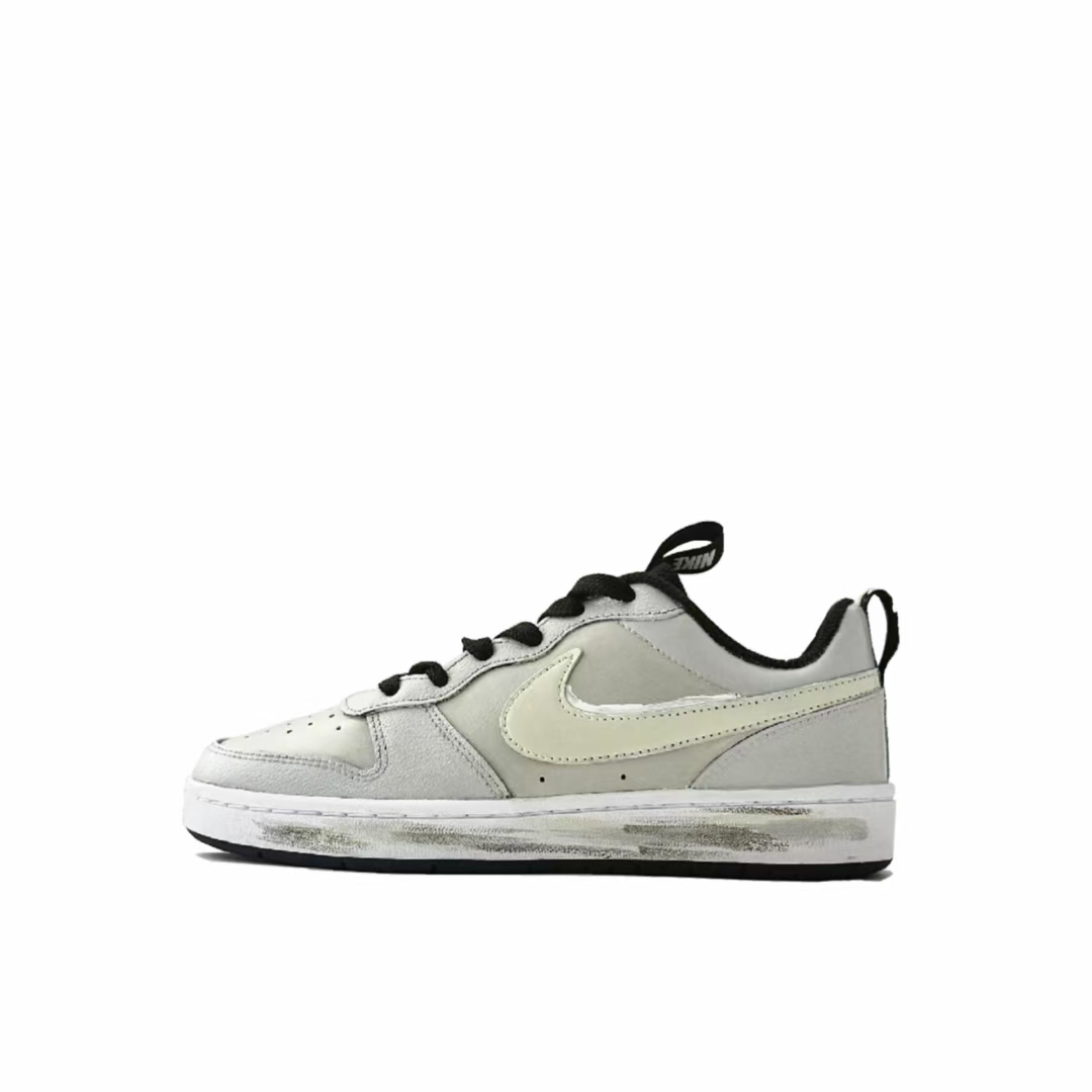 

Детские скейтерские кроссовки Court Borough для младших школьников Nike, экрю