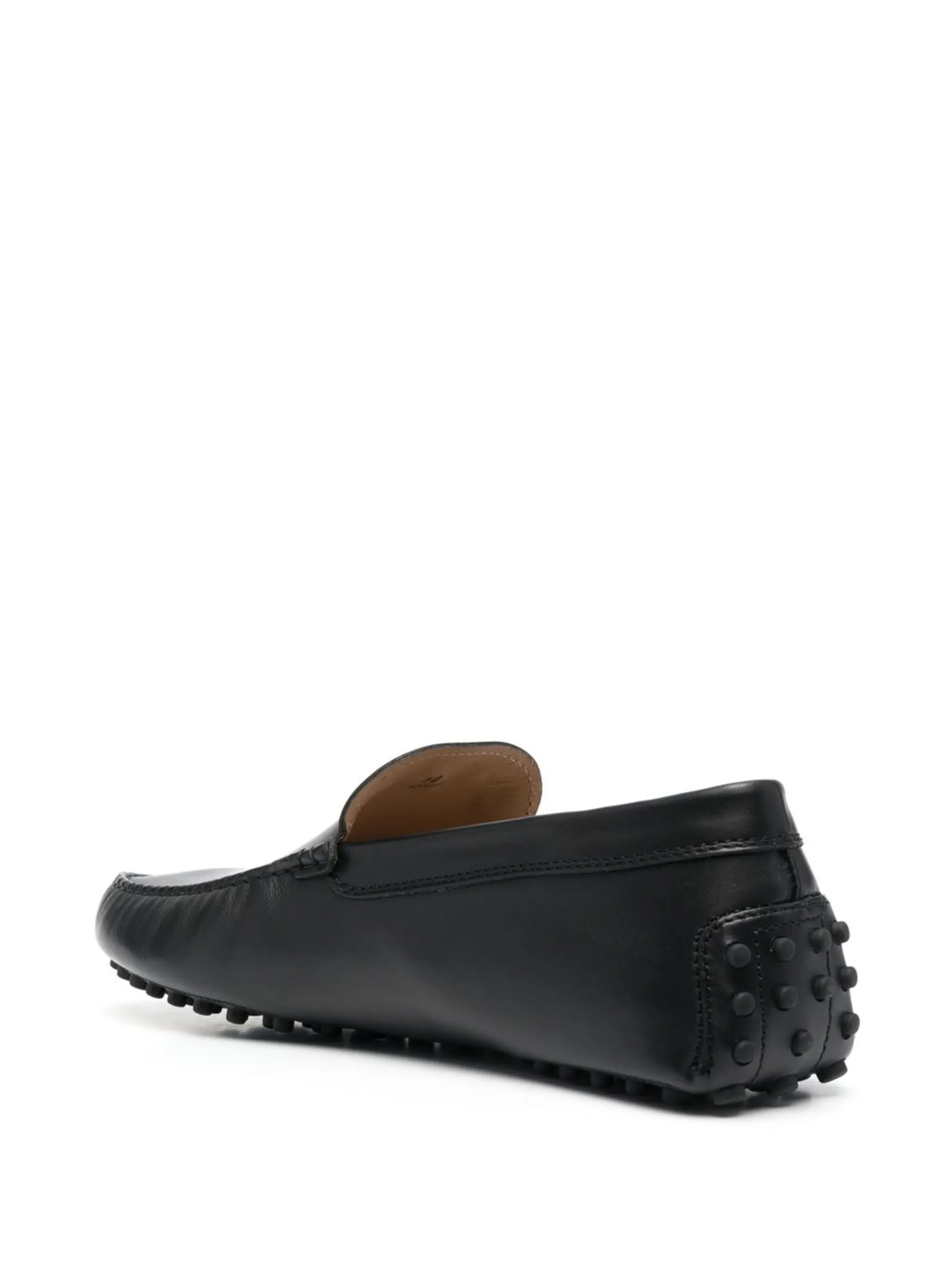 Кожаные мокасины без застежки Tod'S, черный — фото 3