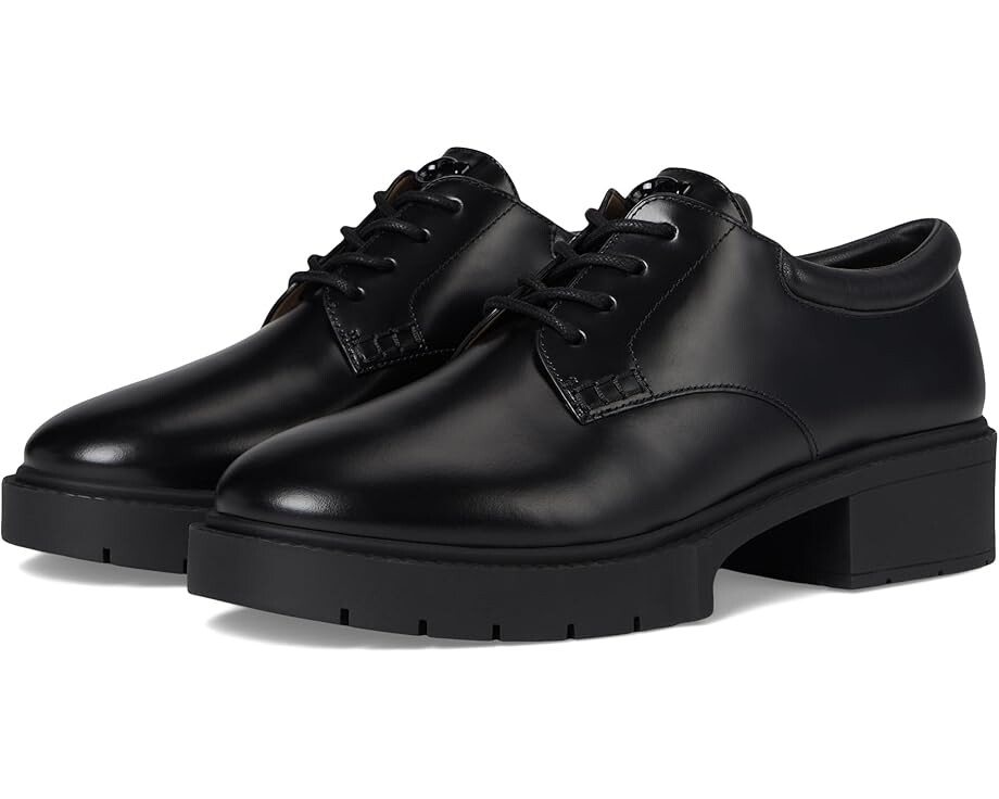 Оксфорды COACH Lyla Leather Derby, черный