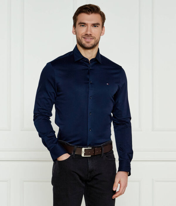 

Рубашка Slim fit Tommy Hilfiger, синий