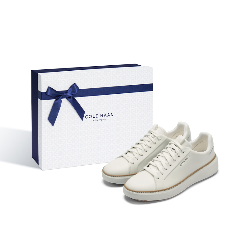 

COLE HAAN Антискользящие износостойкие низкие скейтерские кроссовки мужские белые Box - White, цвет White (Box)