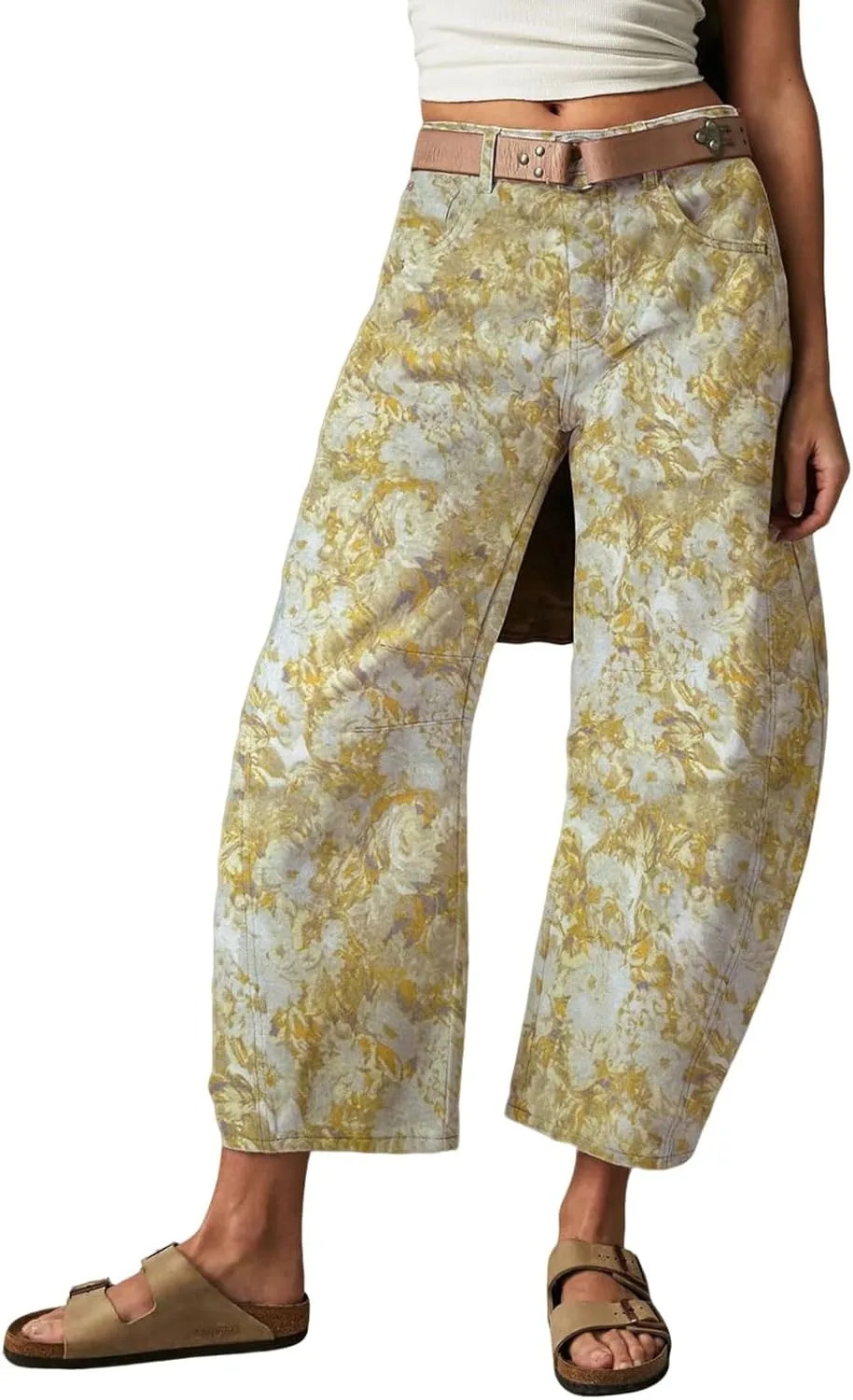 

Женские джинсы baggy barrel mid rise с принтом wide leg boyfriend y2k patchwork cartoon loveimgs