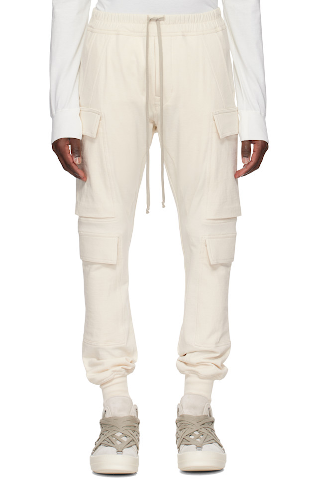 

Голливудские мега карго штаны Mastodon Rick Owens, цвет natural
