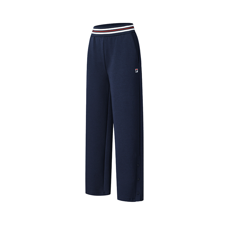 

FILA Теннисные спортивные брюки из трикотажной ткани для женщин Serene Void Blue