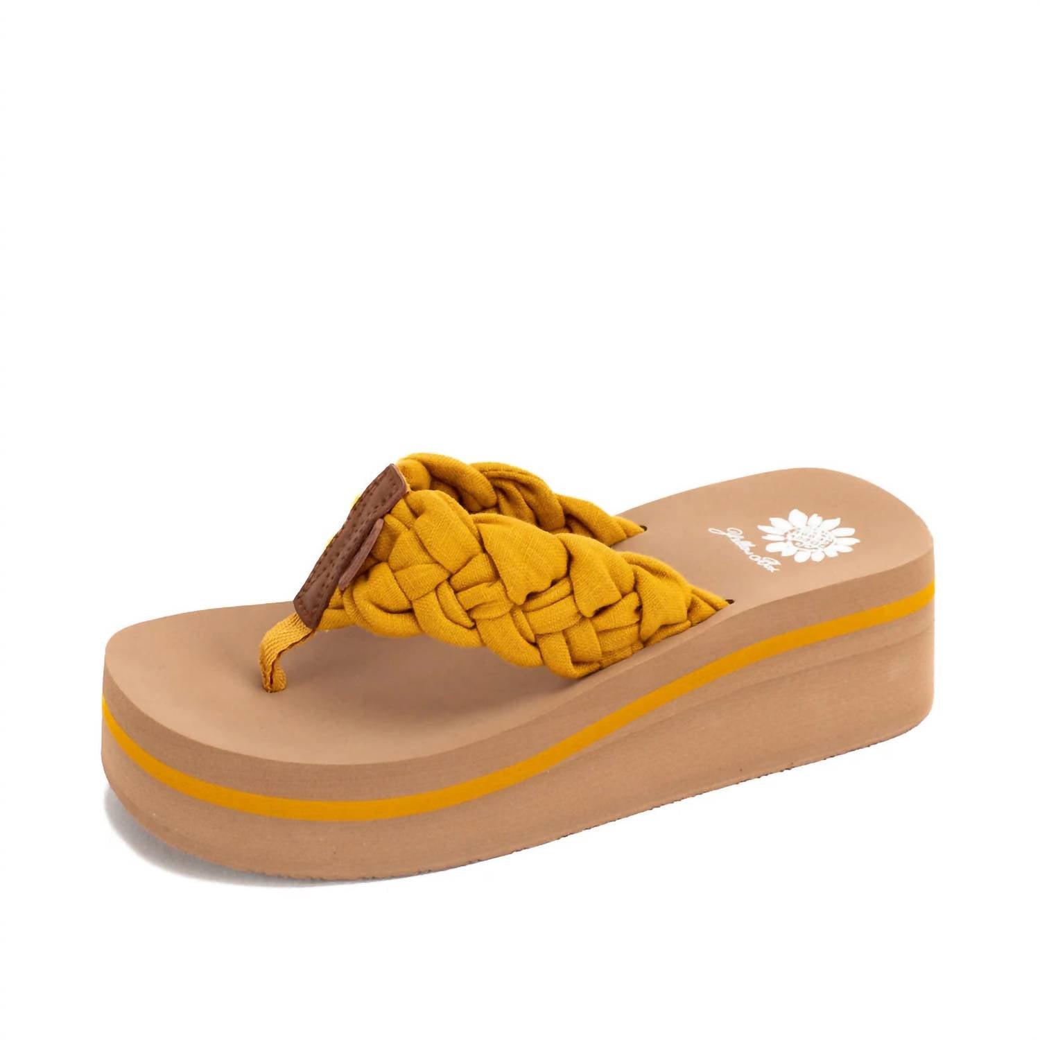 Женские сандалии на платформе Karnika цвета календулы Yellow Box, цвет marigold