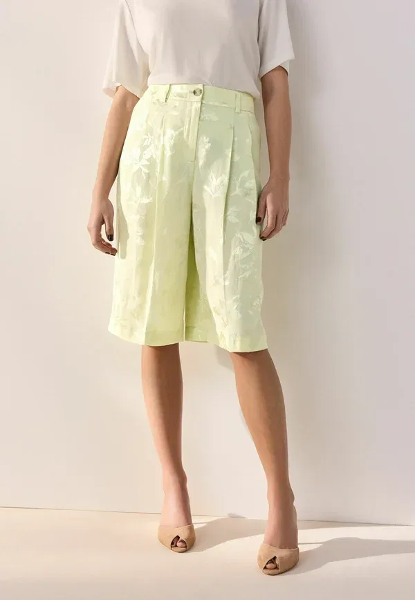 Шорты Regular fit Tabitha Simmons x Jacquard Bermuda, зеленый
