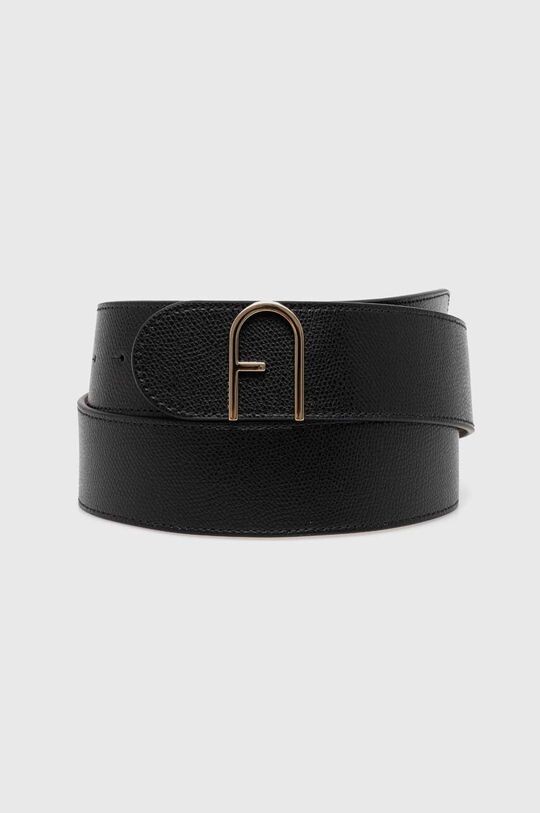 

Двусторонний кожаный ремешок Furla, черный