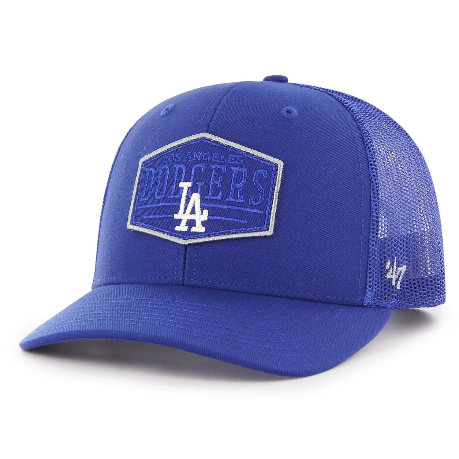 

Мужская регулируемая кепка Royal Los Angeles Dodgers Ridgeline '47 в тон с нашивкой Trucker