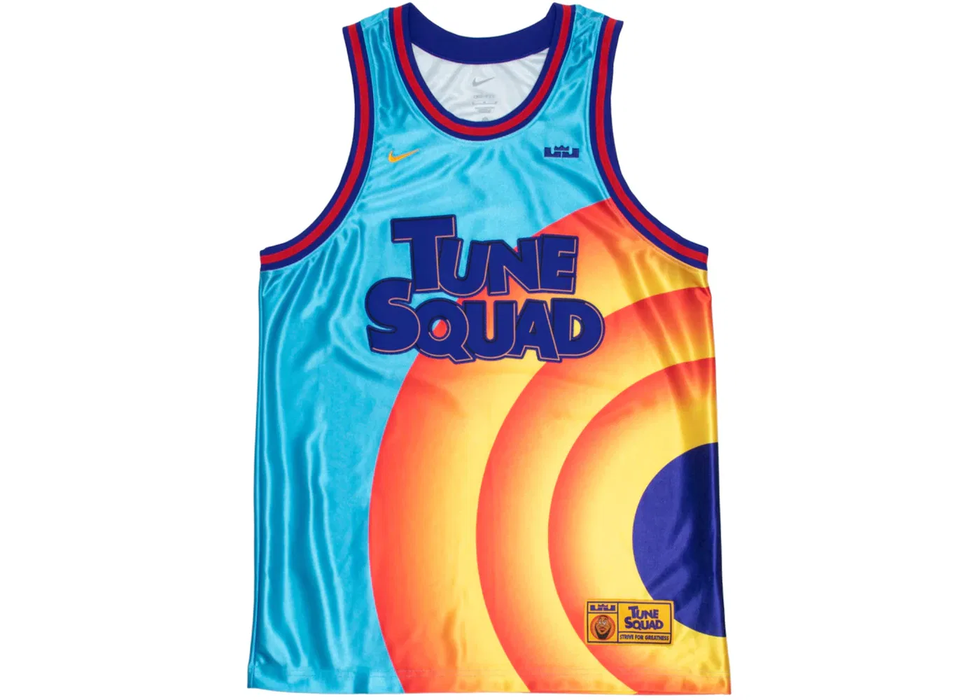 Мужская джерси с принтом LeBron x Space Jam Tune Squad Jersey Nike, Light Blue Fury