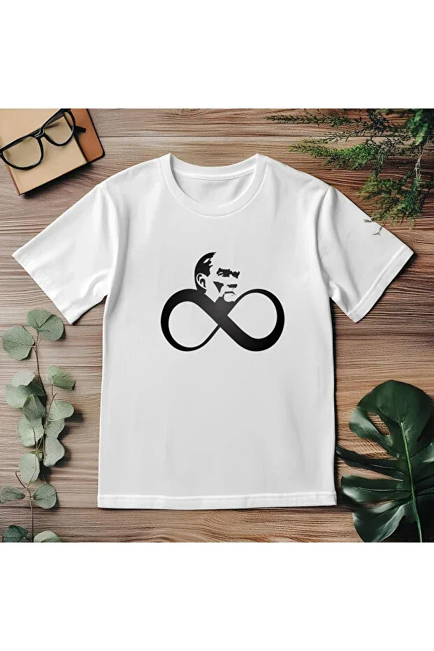 Детская футболка с принтом May 19th Ataturk and Infinity Cda, White